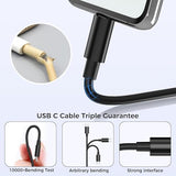18W Wall Charger Cable For Motorola G Power 2022/G Stylus 2021, G Fast, G Play, G Pure, G7 Play, Usb C Cable Wall Block Compatible For Moto One 5G Ace/Fusion+/Edge Plus/Z4/G100 Charger Adapter (5Ft)