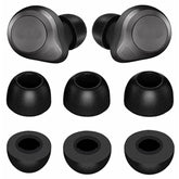 3 Pairs Memory Form Ear Tips Buds For Elite 85T, S/M/L 3 Size Replacement Reduce Noise Fit In Case Premium Earbuds Gel Compatible With Jabra Elite 85T - S/M/L Black