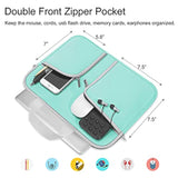 15.6 Laptop Sleeve Case Cover Protective Bag For 15" Inch Hp Pavilion Asus Zenbook Vivobook Acer Aspire Predator Ideapad Thinkpad Dell Xps Chromebook Computer,Green