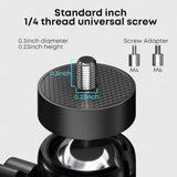 Foldable Projector Wall Mount,Ceiling Wall Projector Mount,Universal Heavy Duty 11LBS Mount for 1/4" Screw Size,360 Degrees Rotation