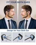 Bluetooth Headset V5.4, Wireless Bluetooth Earpiece With Cvc8.0 Dual Mic Noise Cancelling 110 Hours Talktime For Cell Phone/Iphone And Android Headphones For Trucker/Driver/Business