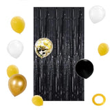 22pcs Black Gold Confetti Balloons 12inch Party Decorations