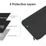 13-Inch Laptop Sleeve Case For 2024 Macbook Air 13.6 Inch With M3 Chip (A3113) Accessory Traveling Carrying Bag Cover Water-Resistant Simple Case For Macbook Air 13.6'' M3 2024 (Black)