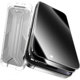 2 Pack For Iphone 15 Pro Max Privacy Screen Protector Tempered Glass:9H+ Durable, Auto Positioning, Bubble Free, High Definition, Easy Installation