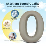 Replacement Earpads Cushions For Sony Wh-1000Xm2 (Wh1000Xm2) & Mdr-1000X (Mdr1000X) Headphones, Ear Pads With Noise Isolation Foam, Added Thickness (Gold)