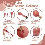 Dusty Pink Cream White Balloon Arch Kit with Blush Beige Nude Balloons for Party