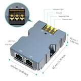 320W Starlink High Performance Gige Poe Injector Kit, Starlink Dishy Cable Adapter To Rj45, Dc Step Up Converter 12V To 48V 6A 288W, Work For Starlink High Performance (Gray)