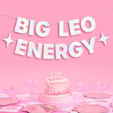 Big Leo Energy Birthday Party Iridescent Foil Banner - 5 Ft. | Zodiac Leo, Horoscope, Astrology Bday Party Decorations Gift