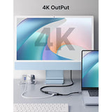 Usb C To Hdmi With Pd Charger Adapter, 2-In-1 Type-C To Hdmi 4K@30Hz 100W Usb