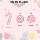 Candy Cane Banner Pink And White Glittery Christmas Candy Cane Banner Pink Xmas Christmas Gingerbread Winter Birthday Candies Theme Party Decoration Supplies