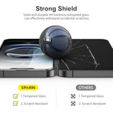 3 Pack Screen Protector For Iphone 14 / Iphone 13 / Iphone 13 Pro 6.1 Inch, Tempered Glass Film, Bubble-Free, 9H Hardness