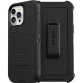 OtterBox iPhone 13 Pro Max & iPhone 12 Pro Max Defender Series Case - Black, Rugged & Durable, with Port Protection, Includes Holster Clip Kickstand