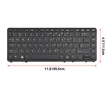 Laptop Keyboard Replacement Compatible With Hp Elitebook 840 G1 G2 / 850 G1 G2 / 745 G1 G2/Hp Zbook 14 Series Laptop Us Layout (Without Pointer,With Backlight)