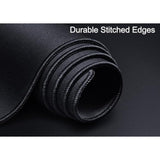 Large Gaming Desk Mouse Pad, Xxl Extended Computer Keyboard Mouse Mat With Stitched Edges, 31.5" X 15.7" Non-Slip Waterproof Rubber Base Office Big Long Mousepad For Work, Game, Office, Home, Black
