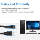 Usb A To 9 Pin Usb Header, 9 Pin Motherboard Male Idc Dupont To Usb 2.0 Type A