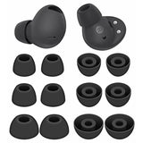 6 Pairs Galaxy Buds 2 Pro Ear Tips Buds Eartips, S/M/L Replacement Soft Silicone Rubber Flexible Gel Earbuds Earplug Fit In Case Compatible With Samsung Galaxy Buds 2 Pro 2022 Release - Graphite