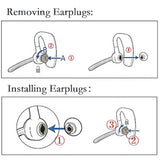 3 Pcs Ear Bud Covers?Soft Replacement Earbud Tips Comfort?Silicone Earbud Tips With Foam Cushion?Large Earbud Replacement Tips?Ear Tips Compatible With Plantronics Voyager Legend Headset