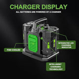 Replacement For Ego 56V Dual Battery Charger Ch2800,Compatible With Ego 56V Batttery Ba2800 Ba4200 Ba1400,For Ego Power+ Ch2100 56-Volt Lithium-Ion Dual Port Charger (Battery Not Included)