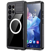 Compatible With Samsung Galaxy S25 Ultra Case Waterproof Protective,Built-In Lens & Screen Protector, Military Grade Shockproof, Full Body Rugged Case For Galaxy S25 Ultra 6.9 Inches (Black)