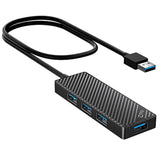Usb Hub 3.0 4-Port, Ultra Slim Data Usb Splitter With 2Ft Extended Cable Compa