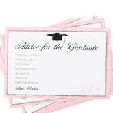 50 Pcs Graduation Advice Cards With Best Wishes Graduation Decorations Favor Party Supplies For Graduate Decorations