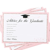 50 Pcs Graduation Advice Cards With Best Wishes Graduation Decorations Favor Party Supplies For Graduate Decorations