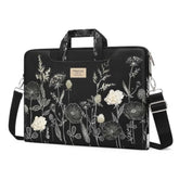 MOSISO Laptop Bag for Women, 15.6 inch Computer Bag Compatible with MacBook, HP, Dell, Lenovo, Asus, Notebook, 15-15.6 inch Laptop Messenger Shoulder Sleeve with Strap, Retro Flower