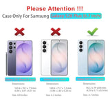 3 in 1 Phone Case for Samsung Galaxy S26 Plus, Black, Heavy Duty Full-Body Protector