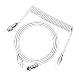 Mix 1.8M Coiled Keyboard Cable, Usb C To Usb A Tpu Cable For Mechanical Gaming