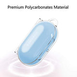 Fintie Clear Case for Samsung Galaxy Buds Plus (2020) and Galaxy Buds (2019) - Protective Hard Polycarbonate Shell with Carabiner