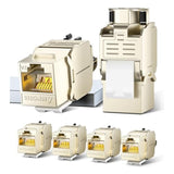 Cat7A Keystone Jack Ratchet Zip-Tie Design, 10Gbps 1000Mhz Shielded Zinc-Alloy