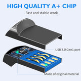 32Gb Usb 3.0 Small Flash Drive With A Usb-C Adapter, Fat32 Metal Mini Usb Drive 32 Gb Thumb Drives Compact Drives For Usb Or Type-C Devices (32Gb, 1 Adapter, 2 Lanyards)