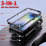 For 16E Case With Screen Protector Heavy Duty 3 In 1 Shockproof Protective Phone Case For Se4 6.1 Inch (Black)