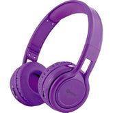 Contixo KB-2600 Premium Foldable Headphones for Kids - 85db Volume Limiter - Over-Ear and Built-in Mic Wirelesss for Children - Purple