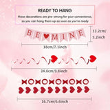 21 Pcs Valentine'S Day Decoration Set, Pre-Assembled Be Mine Banner, H