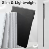 JETech Slim Laptop Sleeve for MacBook Pro 14-Inch(M4/M3/M2/M1, 2021-2024), PU Leather Case with Magnetic Closure (Black)