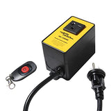 220V Wireless Remote Control Dust Collector Starter Outlet Switch (Battery Included)