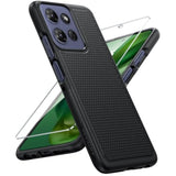 For Motorola Moto G-Power-5G-2025 Case: Dual Layer Protective Heavy Duty Cell Phone Cover Shockproof Rugged With Non Slip Textured Back - Protection Bumper Tough 6.8 Inch (Black)