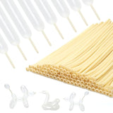 100pcs Clear 260 Long Balloons for Balloon Garland Animal Twisting & Party Decor
