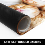 Mouse Pad, Minimalism Marble Style Computer Pad, Anti-Slip Rubber Mouse Mat With Stitched Edges For Gaming, Office, Laptop, Pc, Women, 9" X 8" Thick 3 Mm, Cute Cat