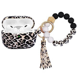 Airpods Case, Pro 2Nd Generation Case Cover 2022, Soft Silicone Compatible With Apple Airpods Pro Case 2023/2022/2019, Cute Skin Full Protective Case With Bracelet Keychain (Keychain-Leopard)