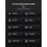 4 Fully Programmable Keys With Floating Window And Macro Multifunctional Keypa