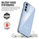 for Galaxy-A15-5G Phone Case: Military-Grade Shockproof Phone Cover with Tempered Glass Screen Protector, Anti-Scratch & Reinforced Bumpers -
