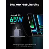 UGREEN Nexode Pro 65W GaN USB C Wall Charger, 3-Port Mini Compact Foldable PPS Fast Charger for MacBook Pro/Air, Pixelbook, Dell XPS, iPhone 17/16/15 Series, Galaxy S25/S24 Ultra, Pixel 10/9