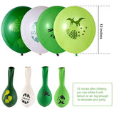 32Pcs Dinosaur Balloons 12" Latex Pterosaur Raptors Brontosaurus Birthday Baby Shower Decor