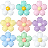 Daisy Balloon Flower Kit: Pastel Boho Party Decor (16-Piece Set)