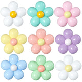 Daisy Balloon Flower Kit: Pastel Boho Party Decor (16-Piece Set)