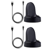 For Gear S3 Charger Dock (2 Pack), Charging Cradle Dock For Samsung Gear S3 Frontier, Gear S3 Classic Smart Watch (2 Pack)