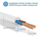 2Pack Charger Cable Compatible With Shibari Mini Halo Vibrator Replacement Dc 2.5Mm Charging Cable Cord Accessory For Shibari Mini Halo Vibrator, White-2.2Ft