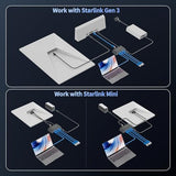 Starlink Gen 3/Mini Ethernet Adapter Multi Ports Starlink Mini Ethernet Cable Network Adaptor 4 Rj45 Outputs Simultaneously Up To 1 Gbps
